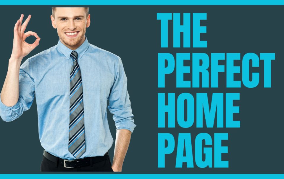 The Perfect Home Page Setup Banner